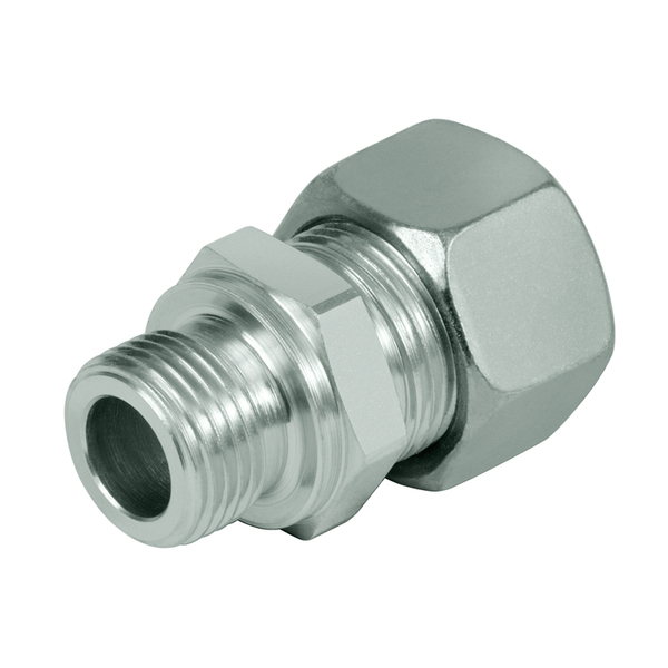 Straight cutting ring screw-in fitting light series GE-L8-G1/4"