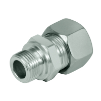 Straight cutting ring screw-in fitting light series GE-L8-G1/4"