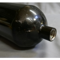 Stahlflasche / Tauchflasche 7 Liter 232 bar 140mm M25x2 ohne Ventil schwarz