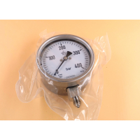 Pressure gauge cl. 1.0 for oxygen with inspection...