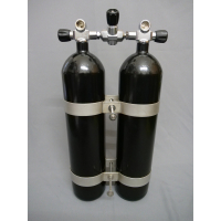 Double pack diving cylinders 8 liters 230bar cylinder...