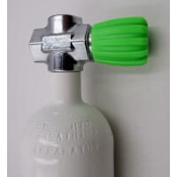 Tauchflasche 1 Liter 200bar komplett mit SH-Ventil Nitrox M26x2