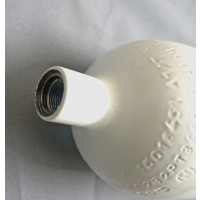 Stahlflasche / Tauchflasche 3 Liter 232 bar 100mm M18x1,5 ohne Ventil weiß